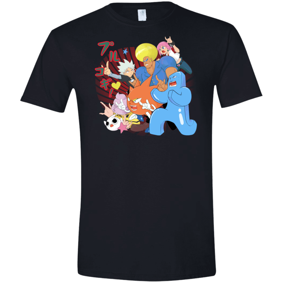 T-Shirts Black / X-Small Supra Prukogi Men's Semi-Fitted Softstyle