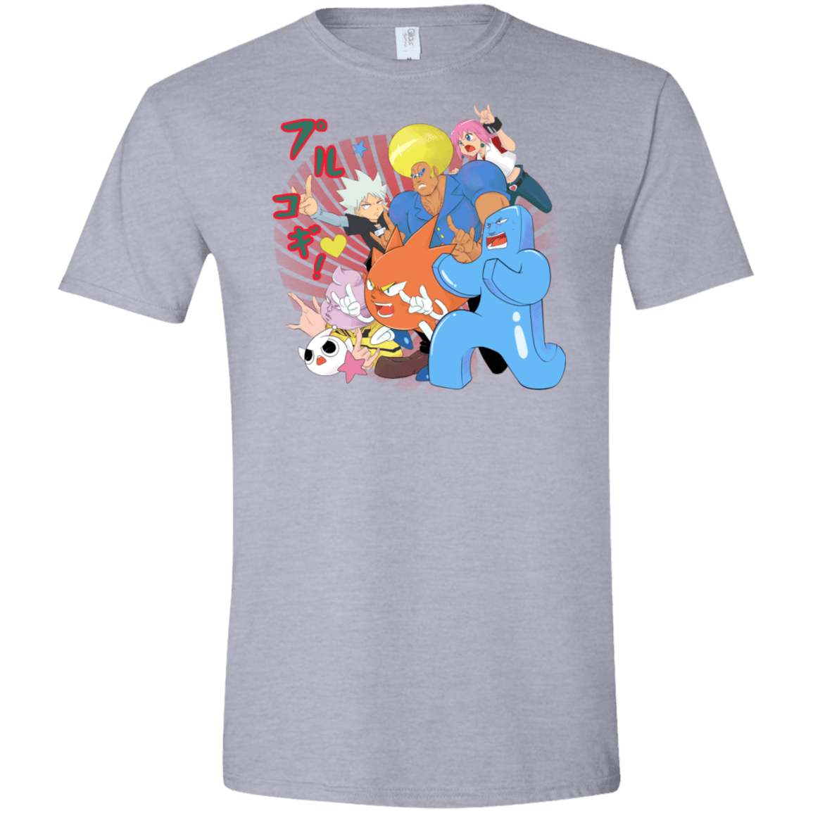 T-Shirts Sport Grey / X-Small Supra Prukogi Men's Semi-Fitted Softstyle