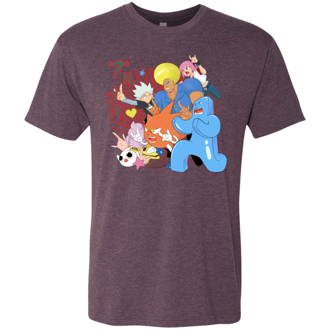 T-Shirts Vintage Purple / S Supra Prukogi Men's Triblend T-Shirt