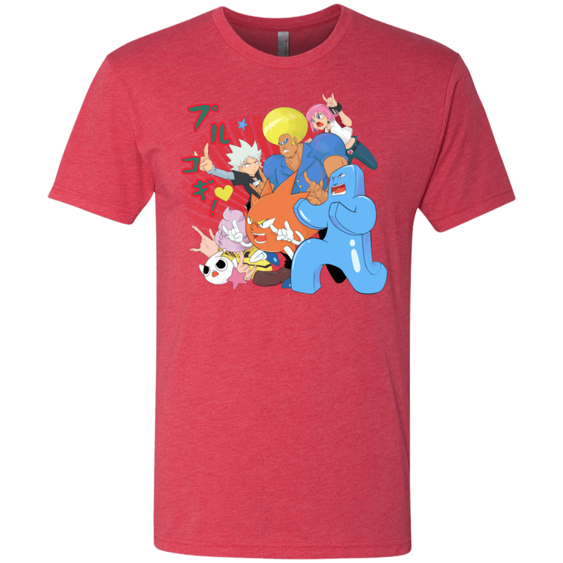 T-Shirts Vintage Red / S Supra Prukogi Men's Triblend T-Shirt