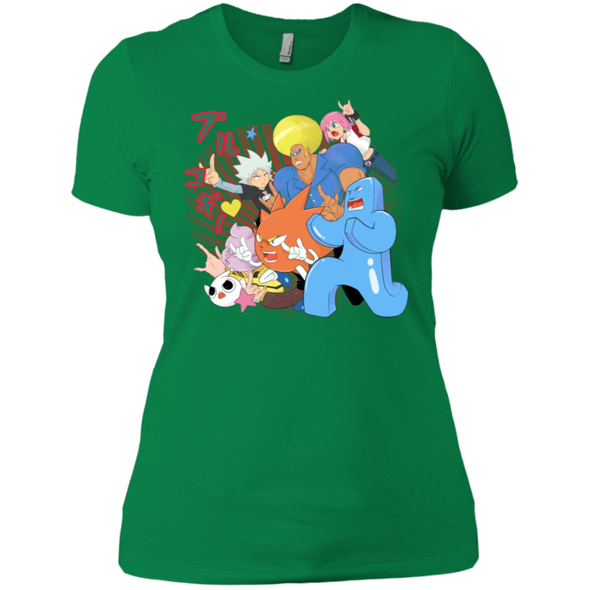 T-Shirts Kelly Green / X-Small Supra Prukogi Women's Premium T-Shirt