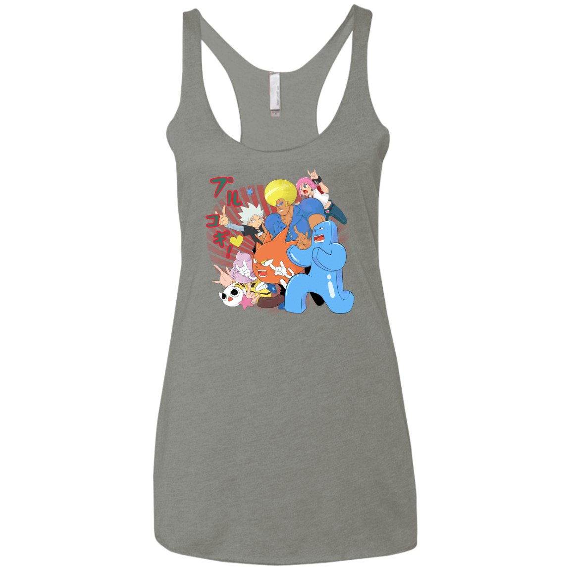 T-Shirts Venetian Grey / X-Small Supra Prukogi Women's Triblend Racerback Tank