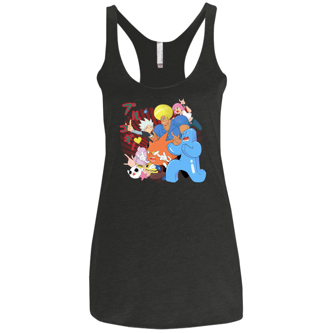 T-Shirts Vintage Black / X-Small Supra Prukogi Women's Triblend Racerback Tank