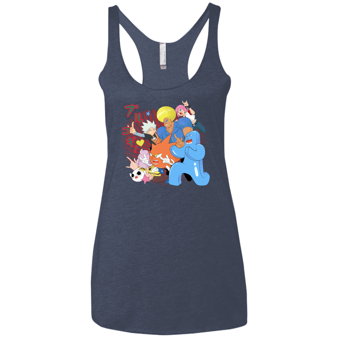 T-Shirts Vintage Navy / X-Small Supra Prukogi Women's Triblend Racerback Tank