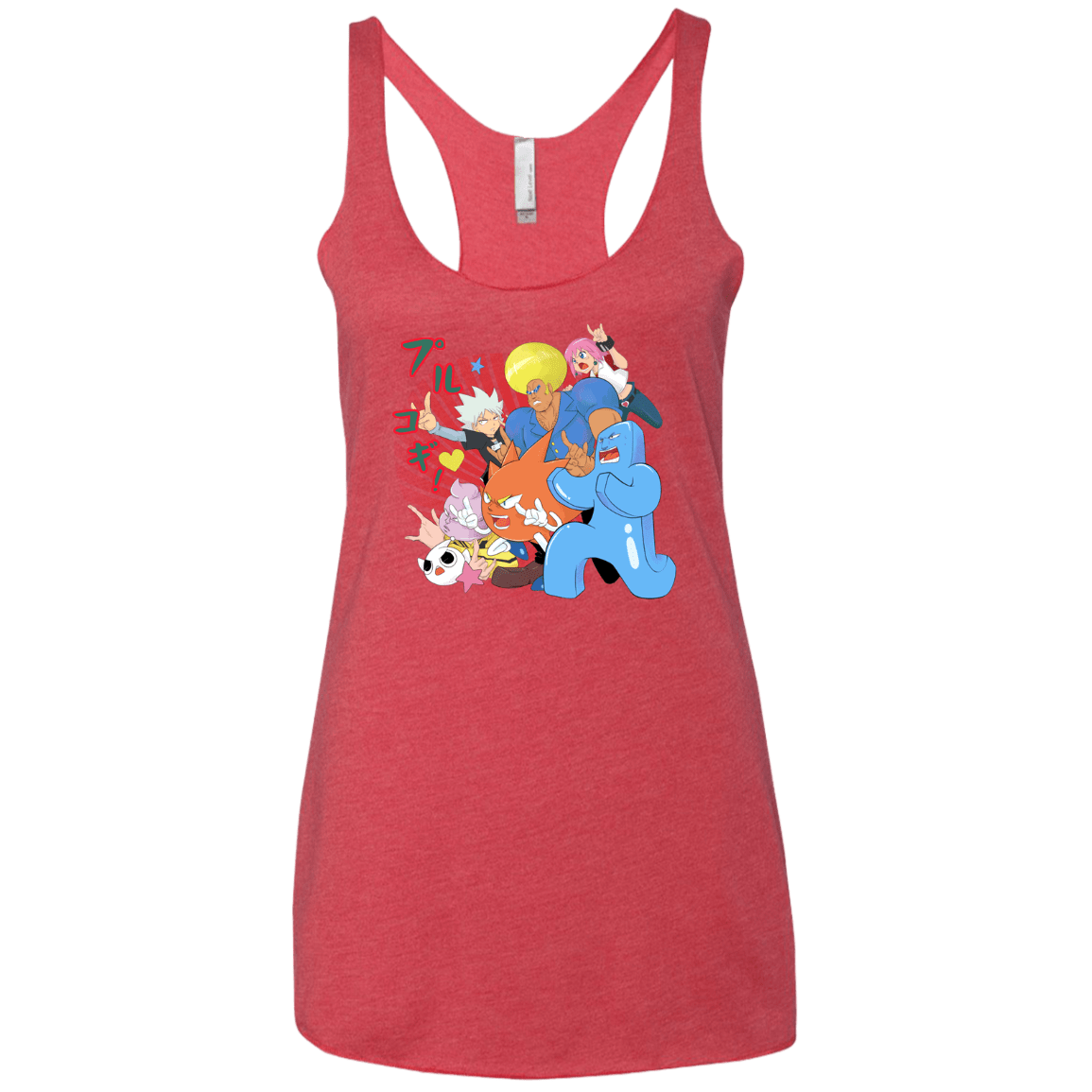 T-Shirts Vintage Red / X-Small Supra Prukogi Women's Triblend Racerback Tank