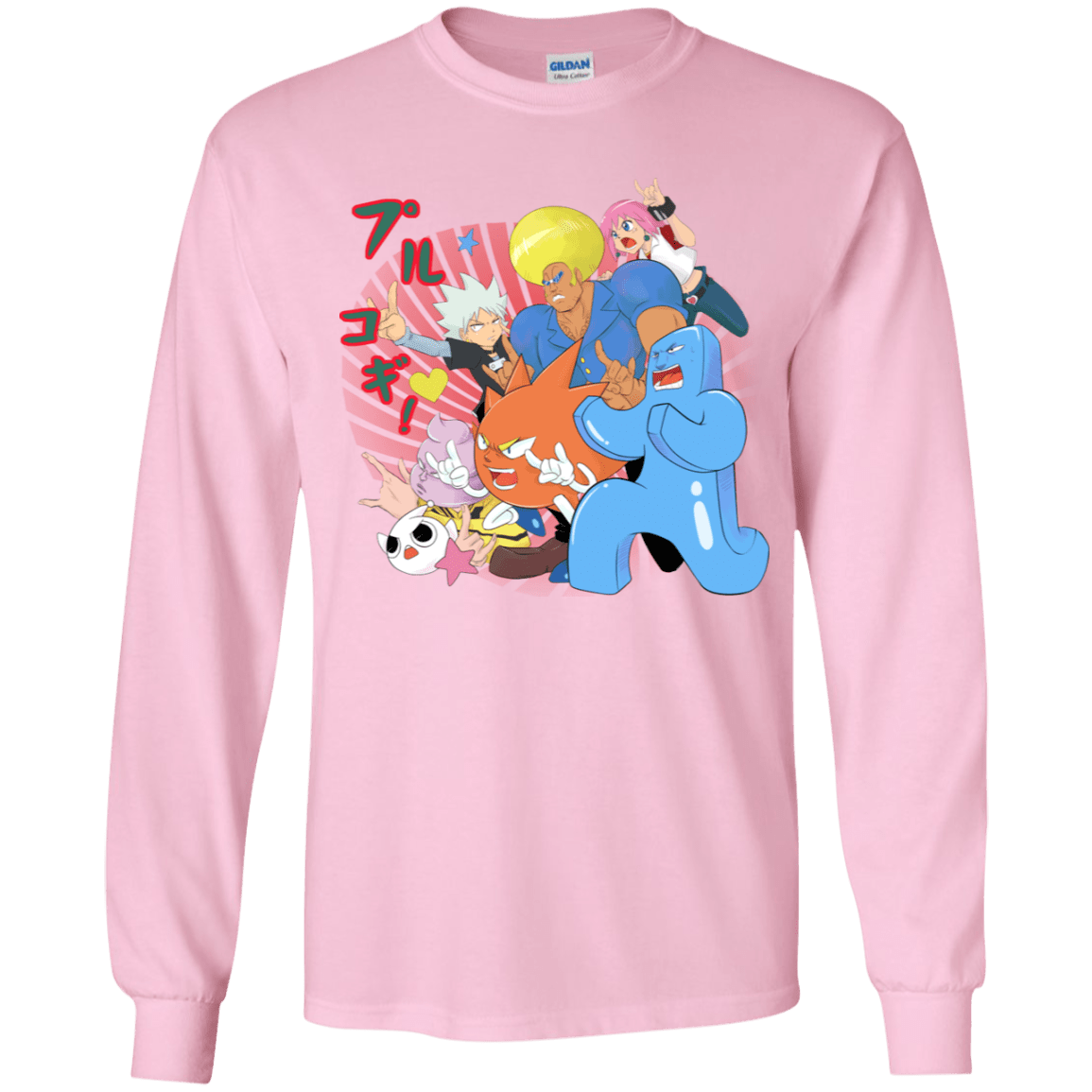 T-Shirts Light Pink / YS Supra Prukogi Youth Long Sleeve T-Shirt