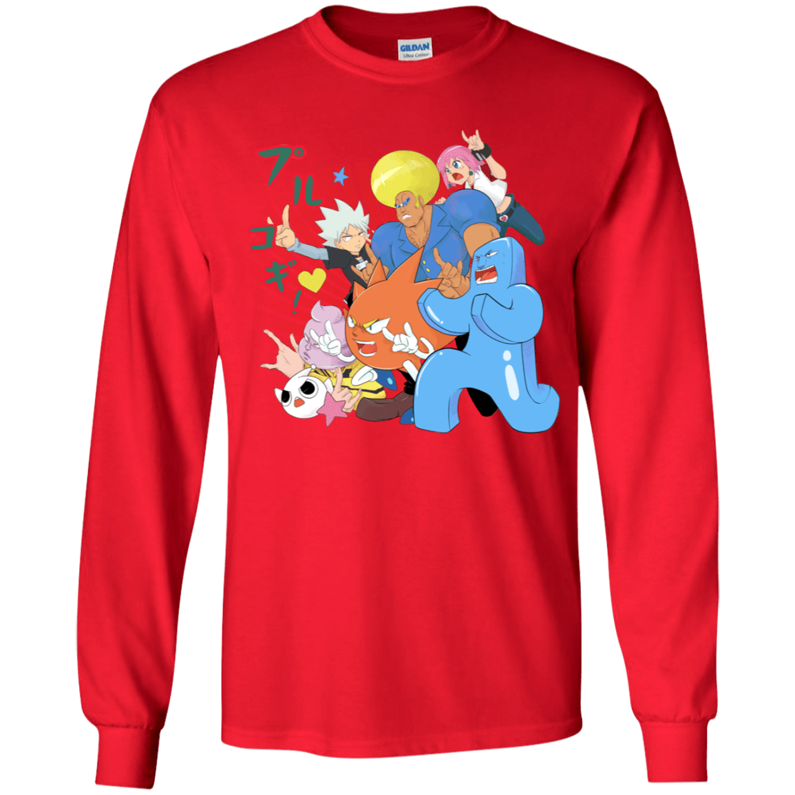 T-Shirts Red / YS Supra Prukogi Youth Long Sleeve T-Shirt