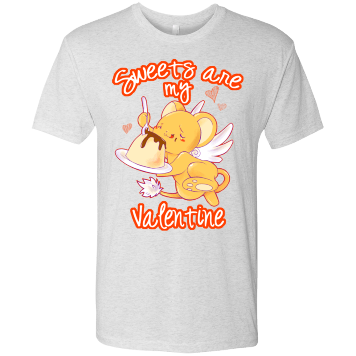 T-Shirts Heather White / Small Sweets are my Valentine Men's Triblend T-Shirt