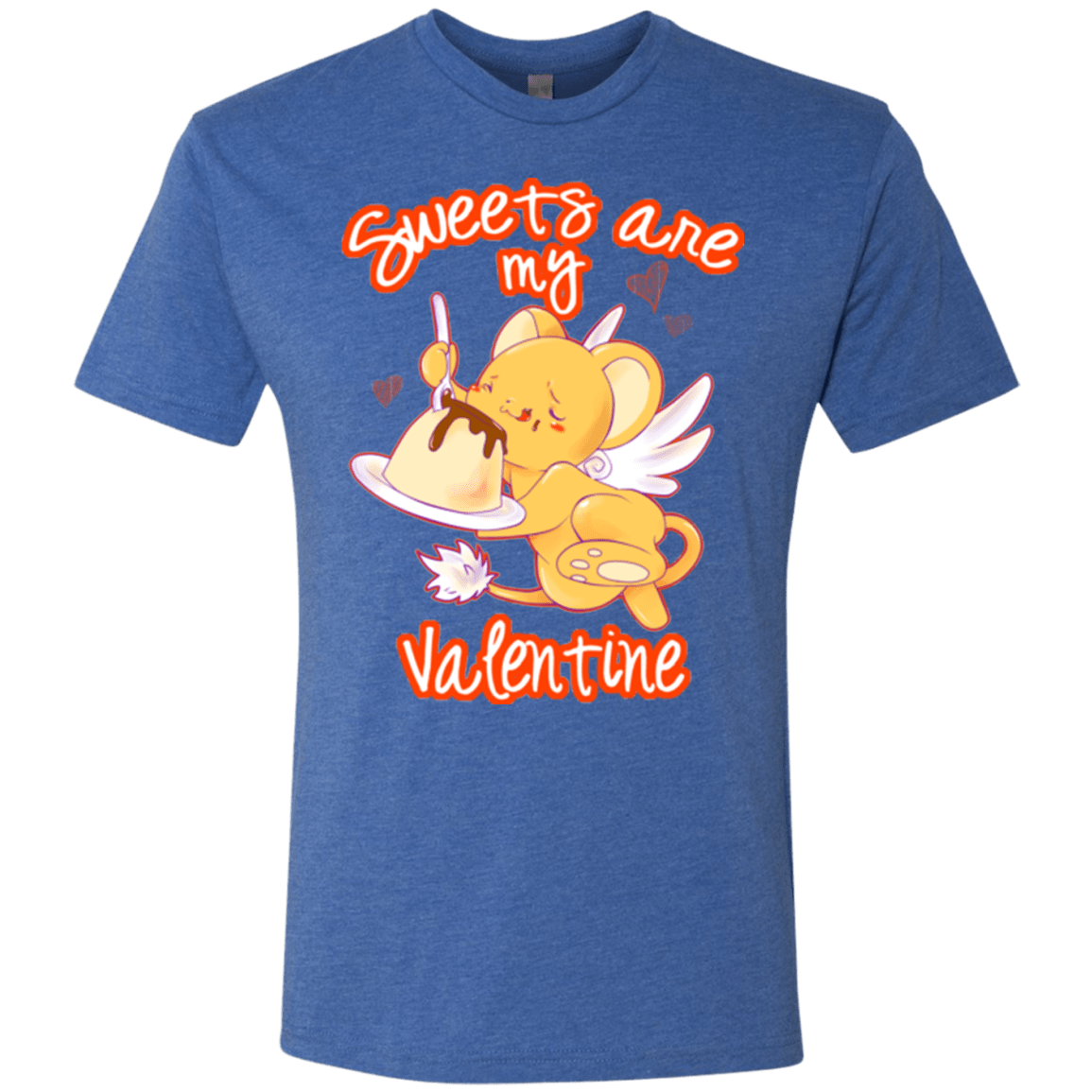 T-Shirts Vintage Royal / Small Sweets are my Valentine Men's Triblend T-Shirt