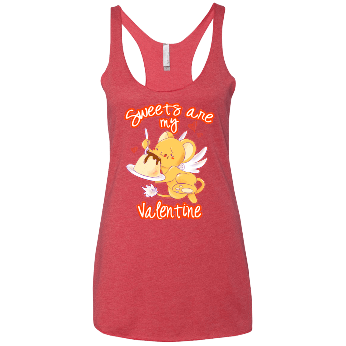 T-Shirts Vintage Red / X-Small Sweets are my Valentine Women's Triblend Racerback Tank