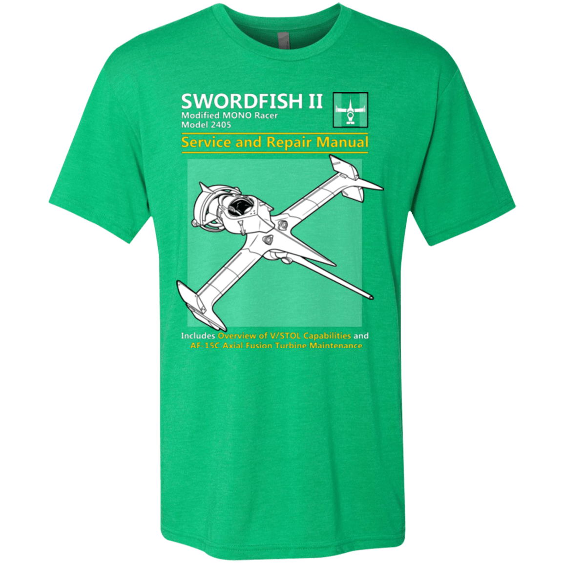 T-Shirts Envy / Small SWORDFISH SERVICE AND REPAIR MANUAL Men's Triblend T-Shirt