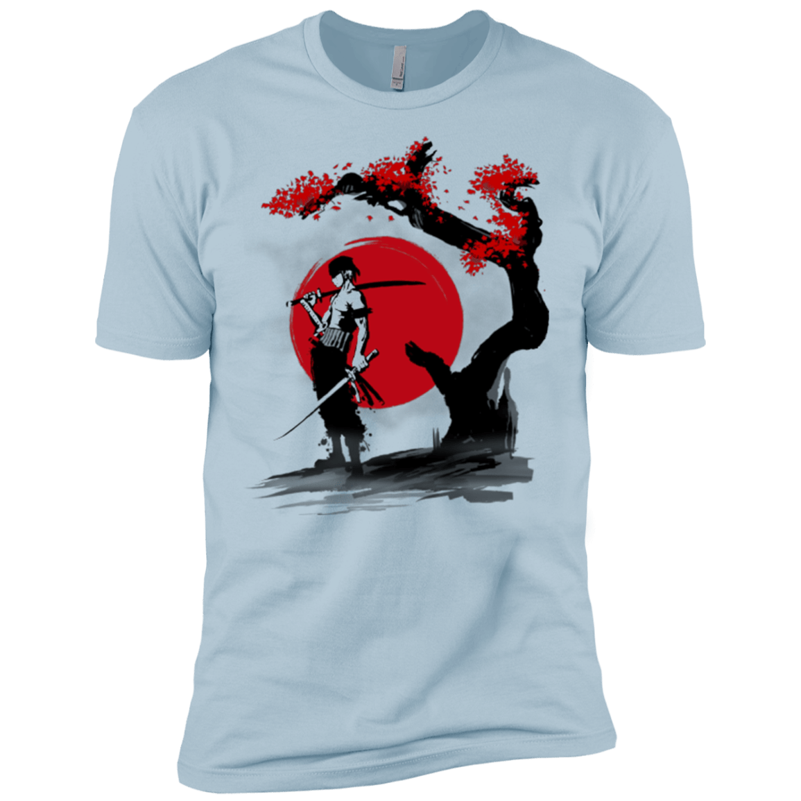 T-Shirts Light Blue / X-Small Swordsman Pirate Men's Premium T-Shirt