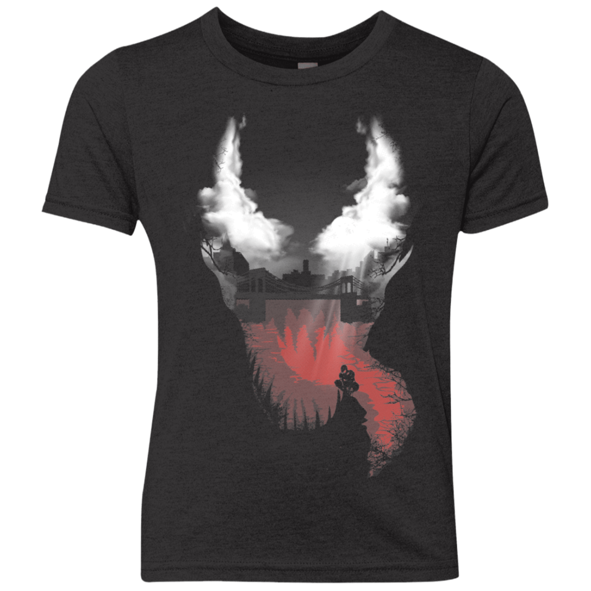 T-Shirts Vintage Black / YXS Symbiote City Youth Triblend T-Shirt