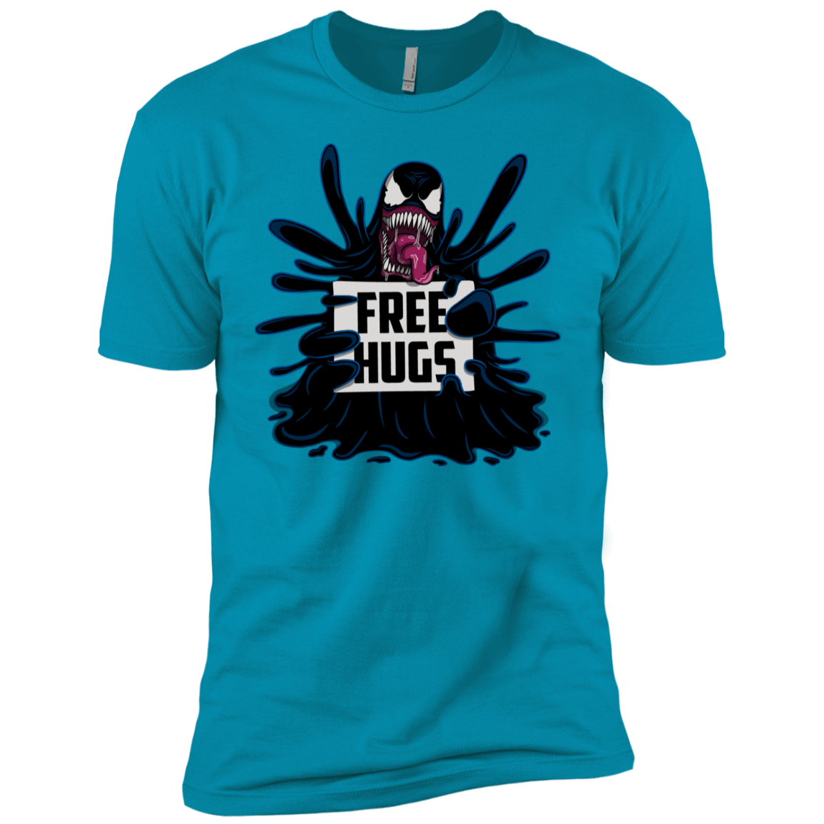 T-Shirts Turquoise / YXS Symbiote Hugs Boys Premium T-Shirt