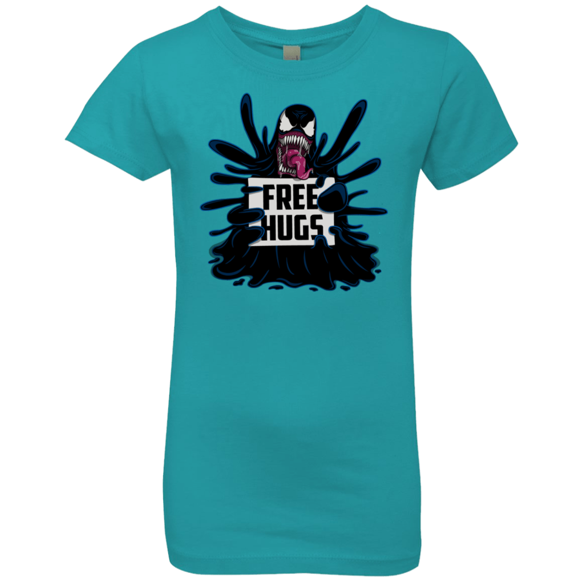 T-Shirts Tahiti Blue / YXS Symbiote Hugs Girls Premium T-Shirt