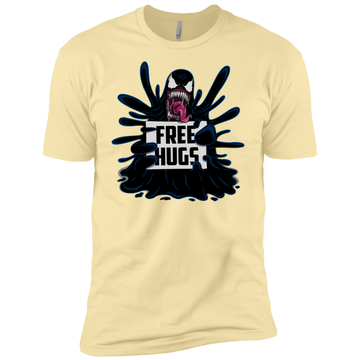 T-Shirts Banana Cream / X-Small Symbiote Hugs Men's Premium T-Shirt
