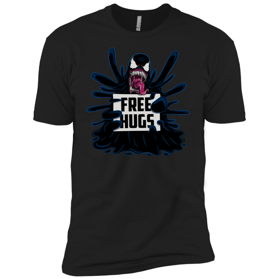 T-Shirts Black / X-Small Symbiote Hugs Men's Premium T-Shirt
