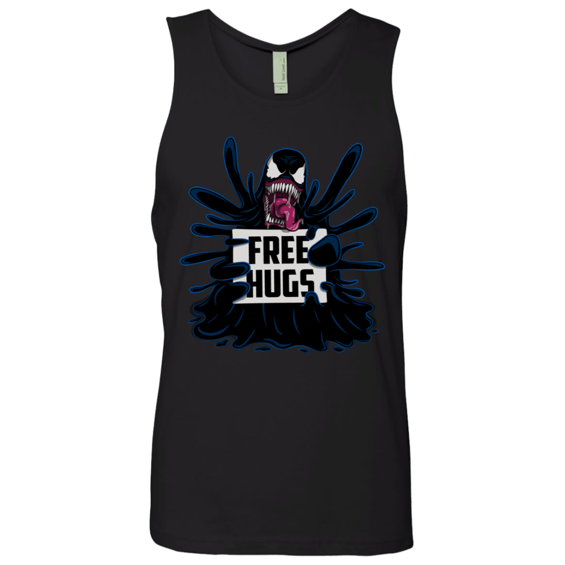 T-Shirts Black / S Symbiote Hugs Men's Premium Tank Top