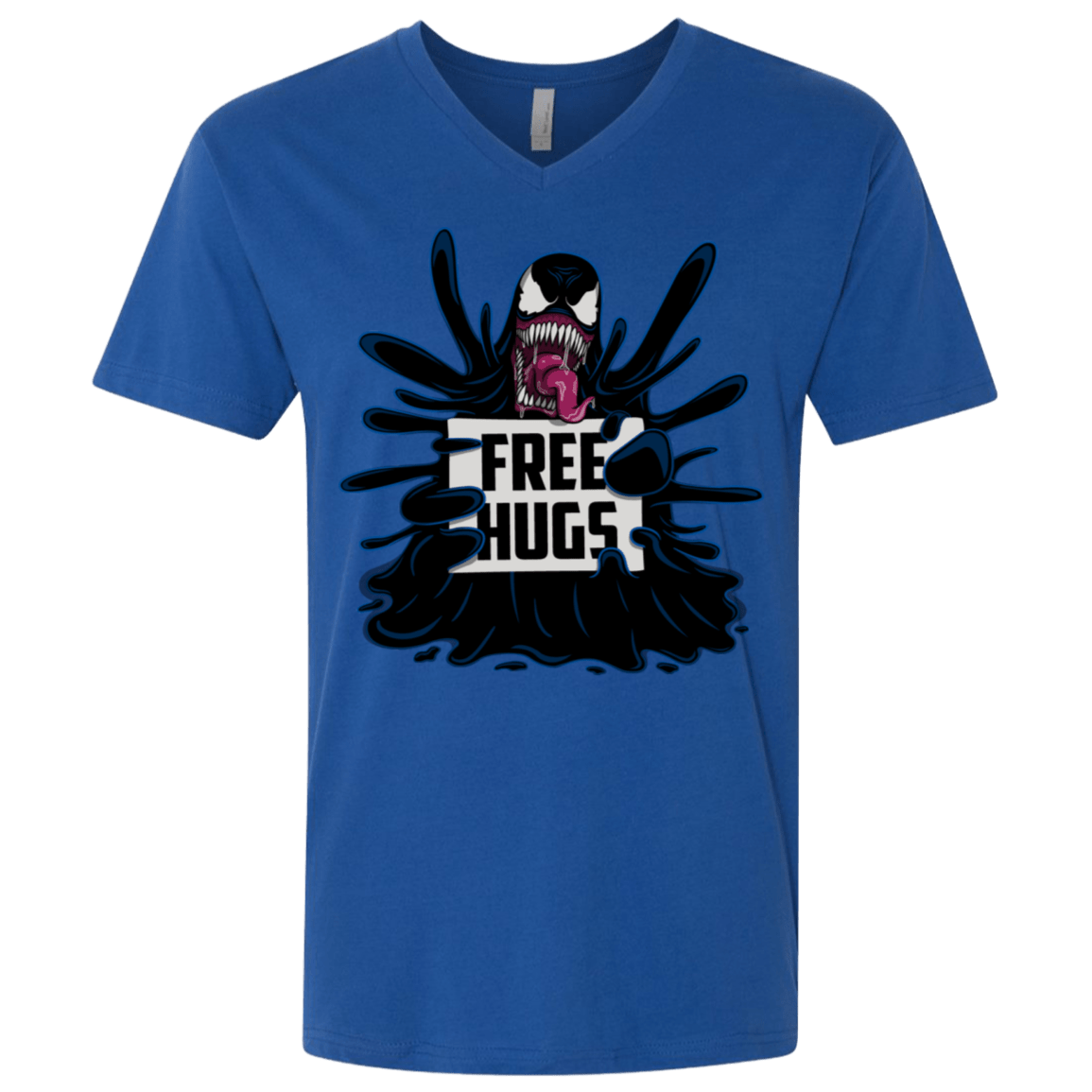 T-Shirts Royal / X-Small Symbiote Hugs Men's Premium V-Neck