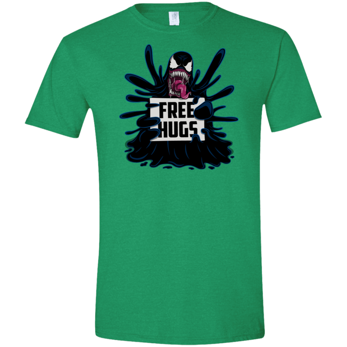 T-Shirts Heather Irish Green / S Symbiote Hugs Men's Semi-Fitted Softstyle