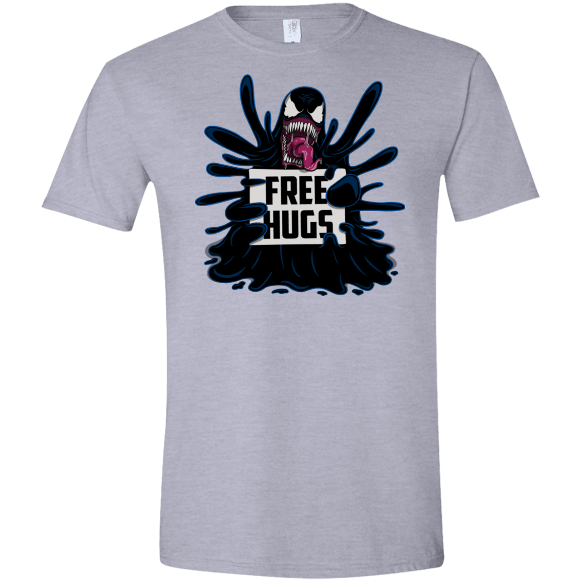 T-Shirts Sport Grey / X-Small Symbiote Hugs Men's Semi-Fitted Softstyle