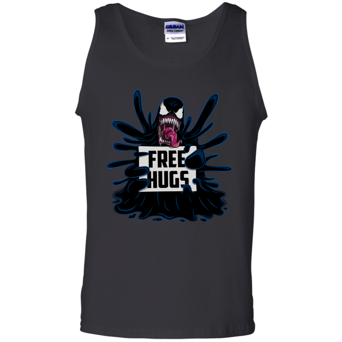 T-Shirts Black / S Symbiote Hugs Men's Tank Top