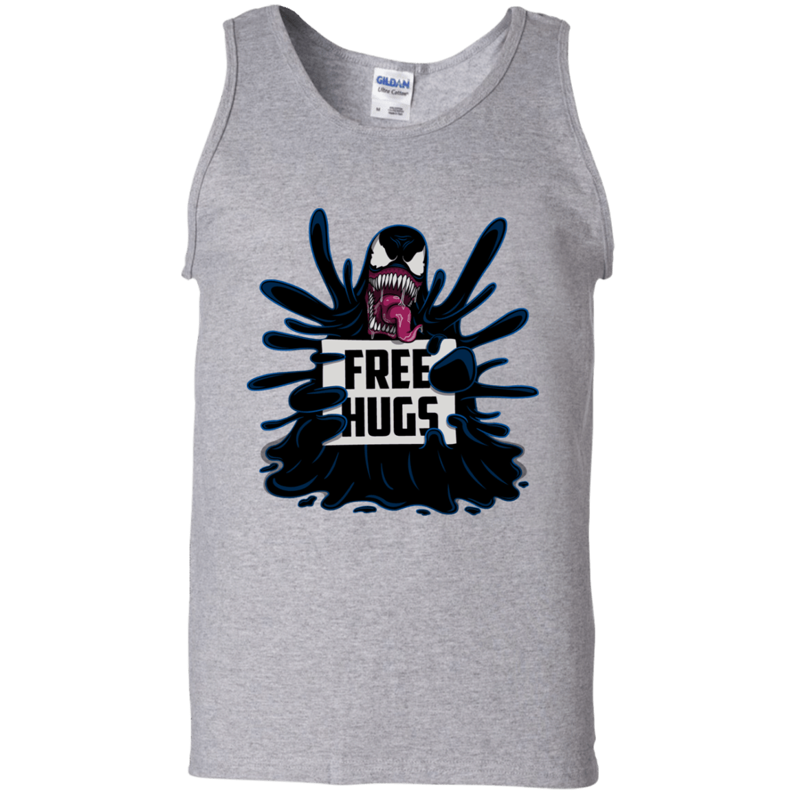 T-Shirts Sport Grey / S Symbiote Hugs Men's Tank Top