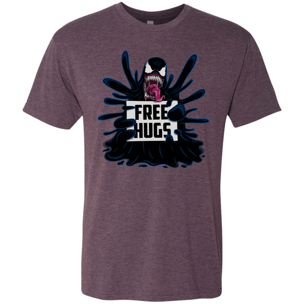 T-Shirts Vintage Purple / S Symbiote Hugs Men's Triblend T-Shirt