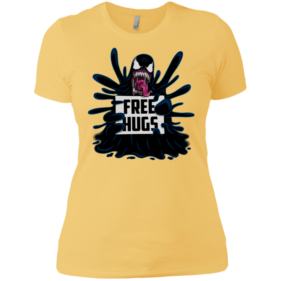 T-Shirts Banana Cream/ / X-Small Symbiote Hugs Women's Premium T-Shirt