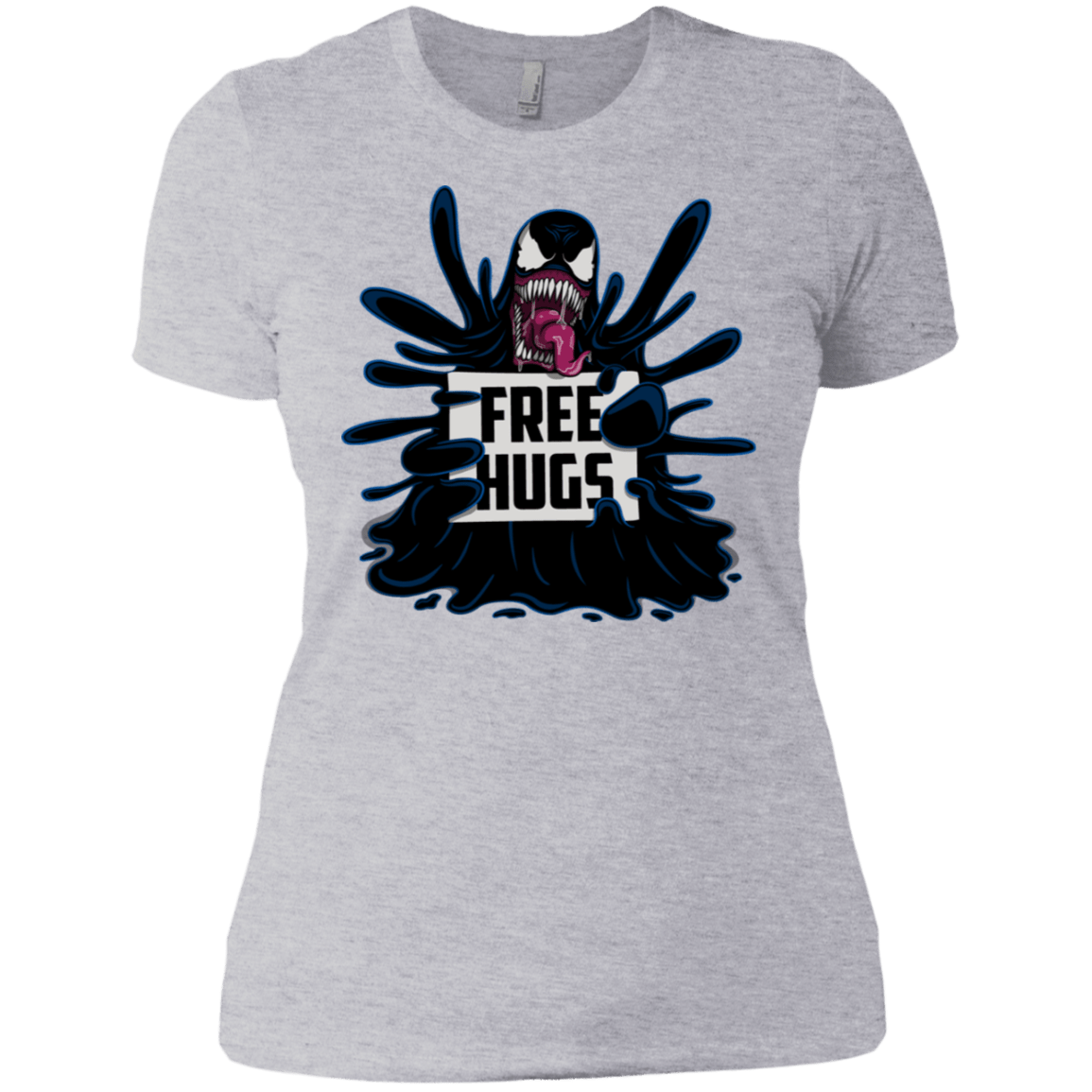 T-Shirts Heather Grey / X-Small Symbiote Hugs Women's Premium T-Shirt