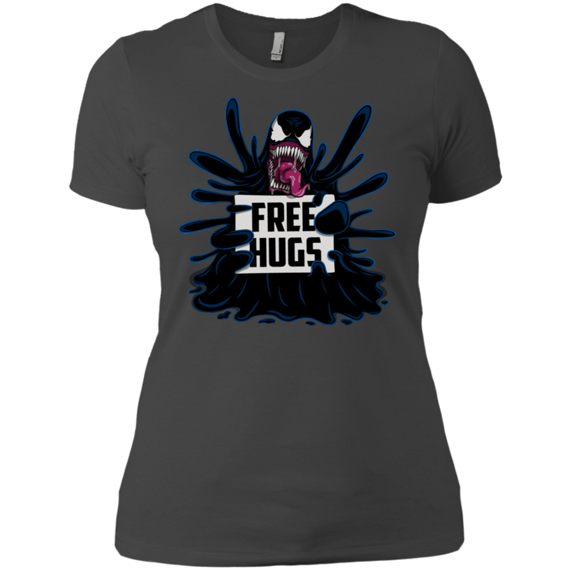 T-Shirts Heavy Metal / X-Small Symbiote Hugs Women's Premium T-Shirt