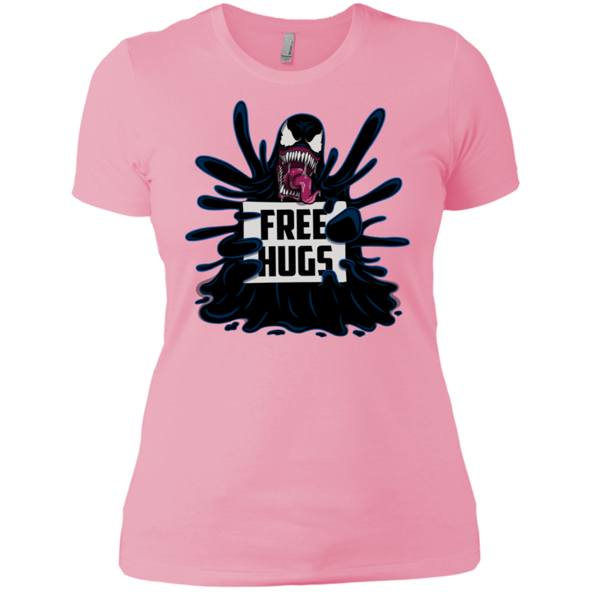 T-Shirts Light Pink / X-Small Symbiote Hugs Women's Premium T-Shirt
