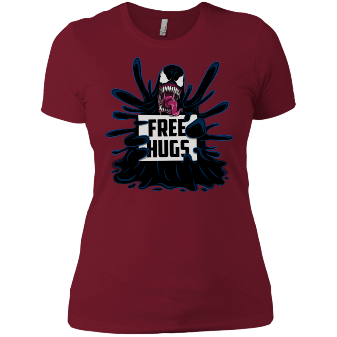 T-Shirts Scarlet / X-Small Symbiote Hugs Women's Premium T-Shirt