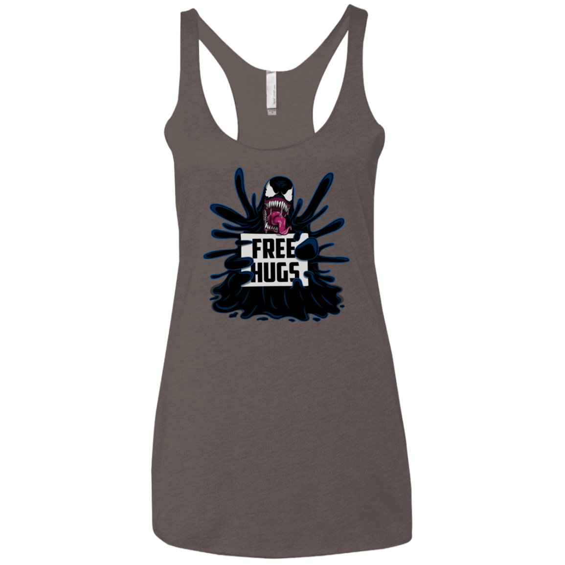T-Shirts Macchiato / X-Small Symbiote Hugs Women's Triblend Racerback Tank