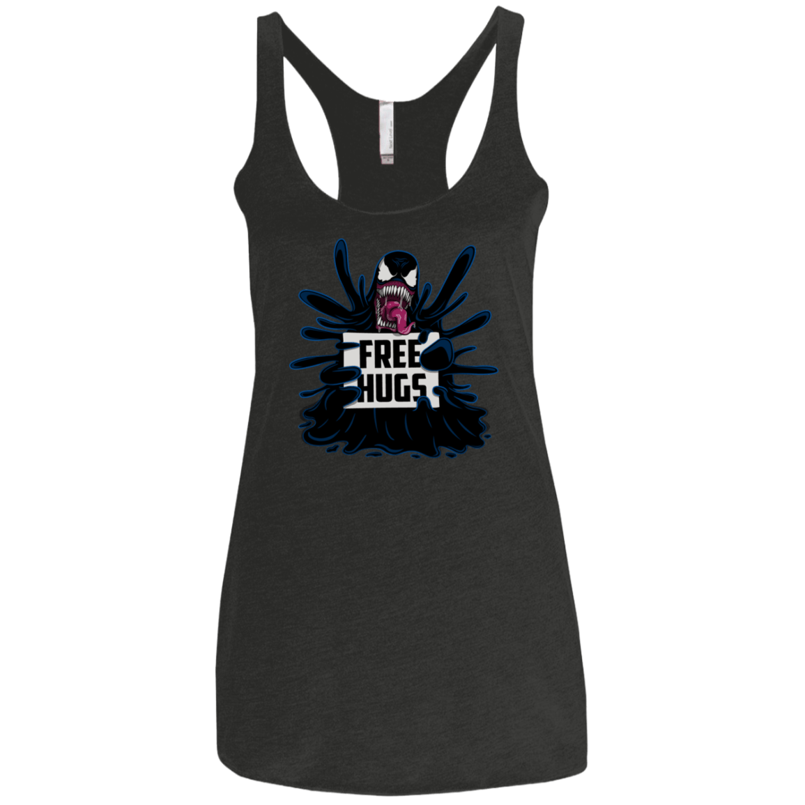 T-Shirts Vintage Black / X-Small Symbiote Hugs Women's Triblend Racerback Tank