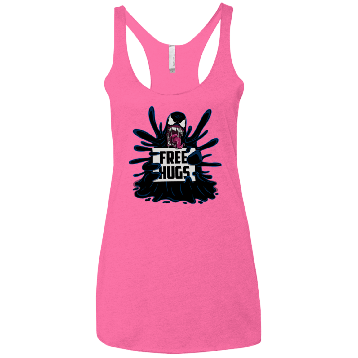 T-Shirts Vintage Pink / X-Small Symbiote Hugs Women's Triblend Racerback Tank
