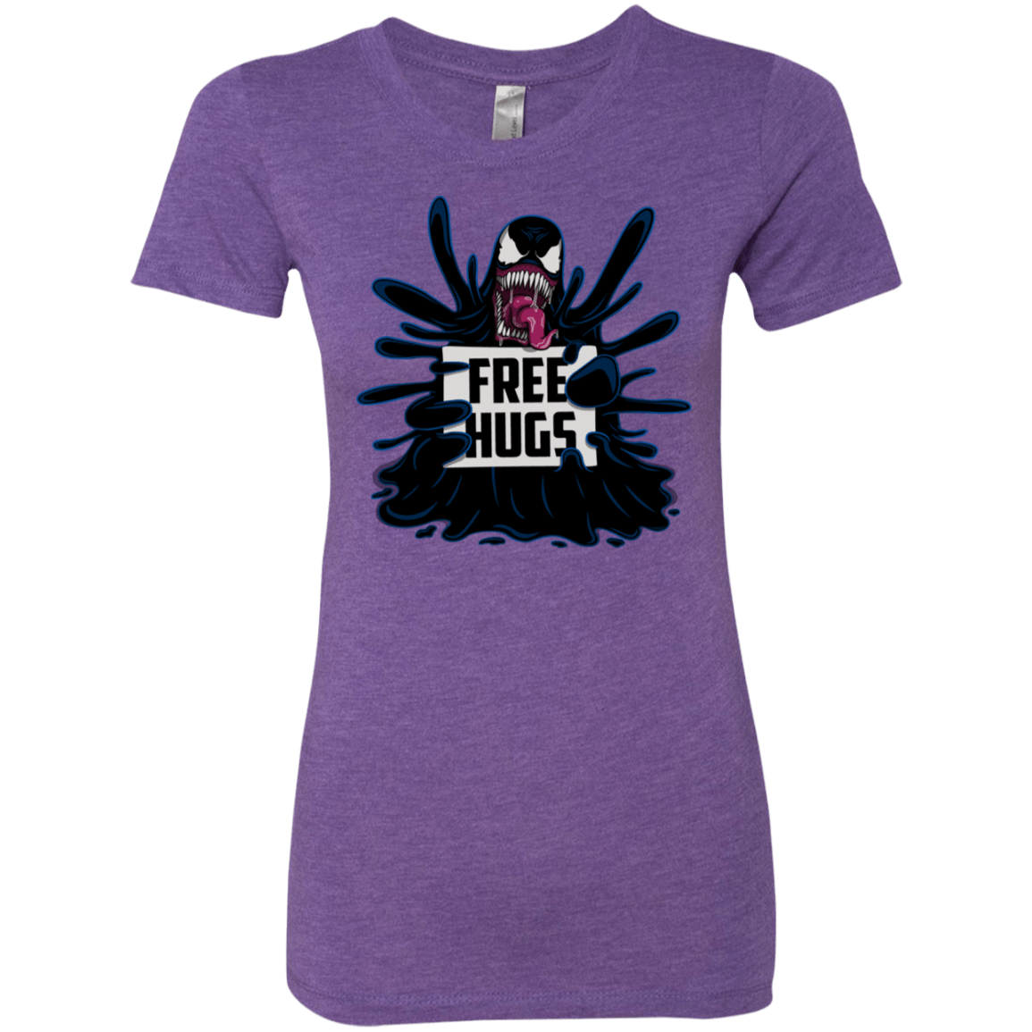 T-Shirts Purple Rush / S Symbiote Hugs Women's Triblend T-Shirt