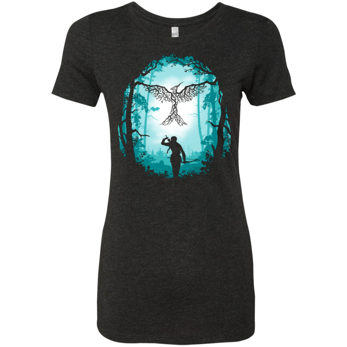 T-Shirts Vintage Black / Small Symbol of Rebellion (Blue) Women's Triblend T-Shirt