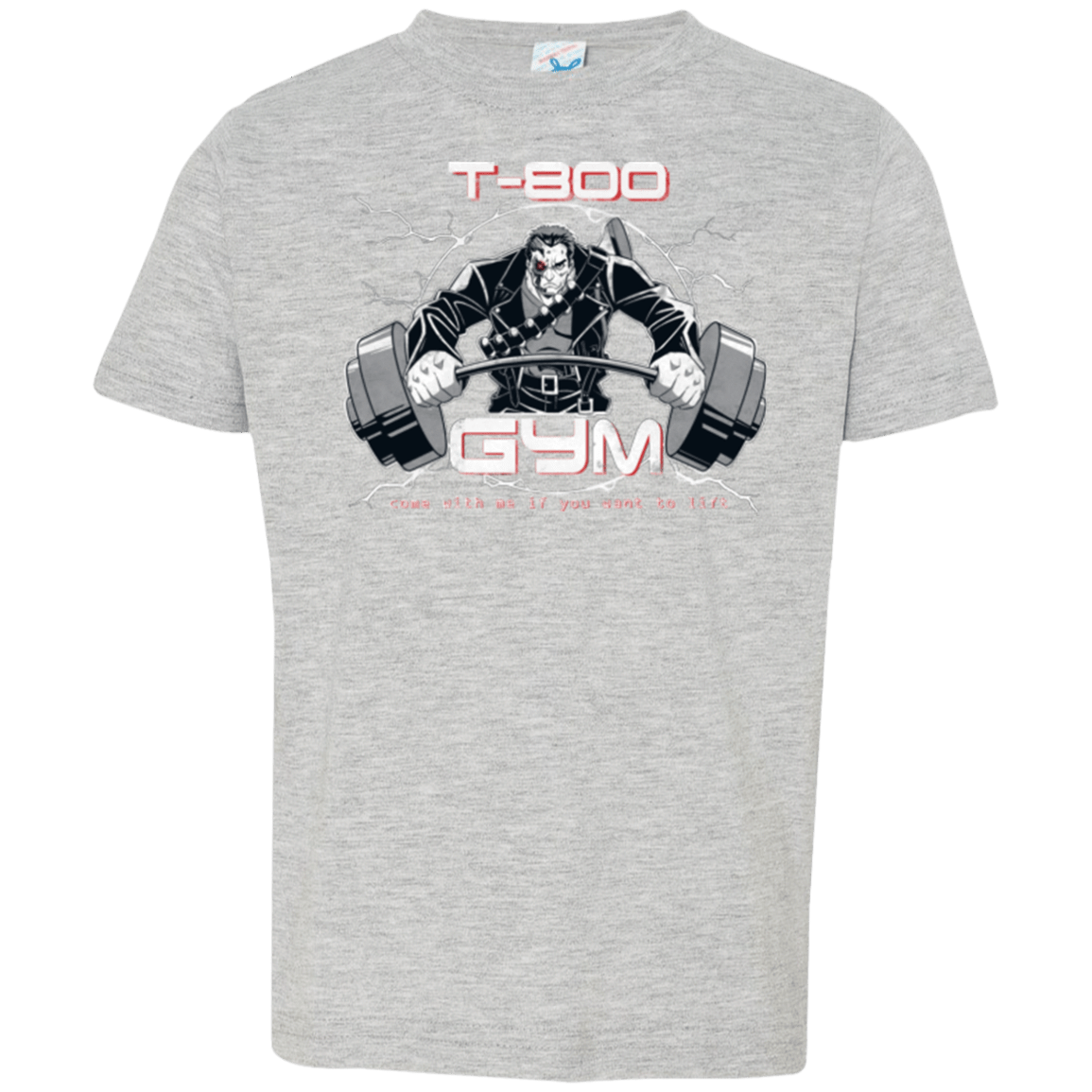 T-Shirts Heather / 2T T-800 gym Toddler Premium T-Shirt
