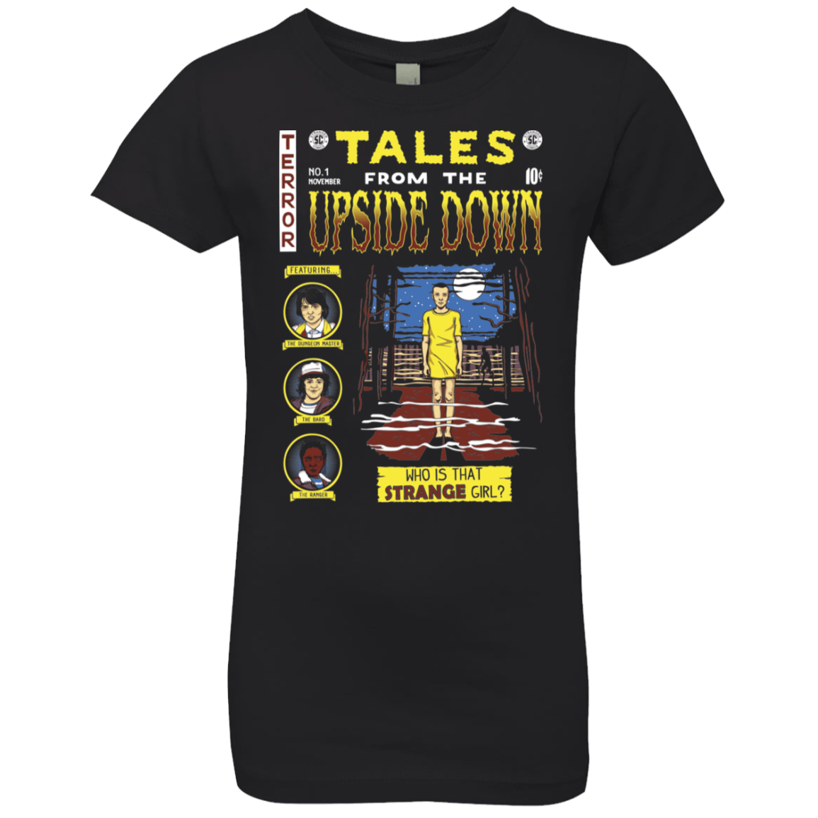 T-Shirts Black / YXS Tales from the Upside Down Girls Premium T-Shirt