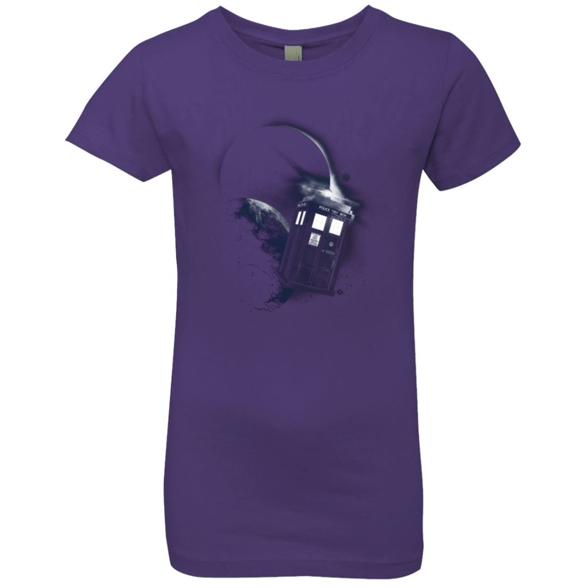 T-Shirts Purple Rush / YXS TARDIS 2 Girls Premium T-Shirt