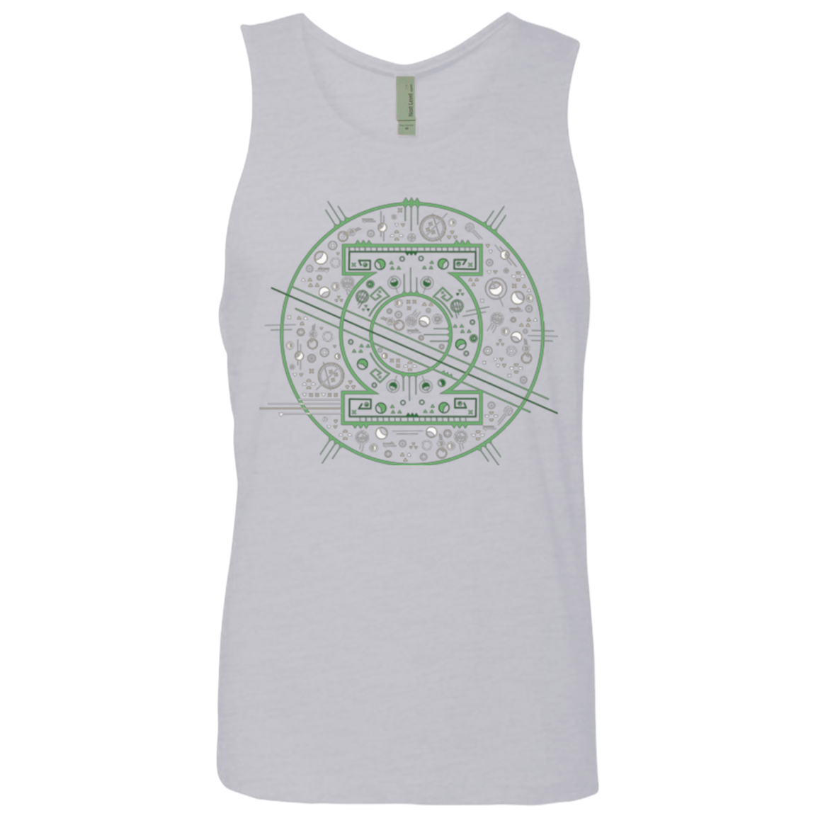 T-Shirts Heather Grey / Small Tech lantern Men's Premium Tank Top