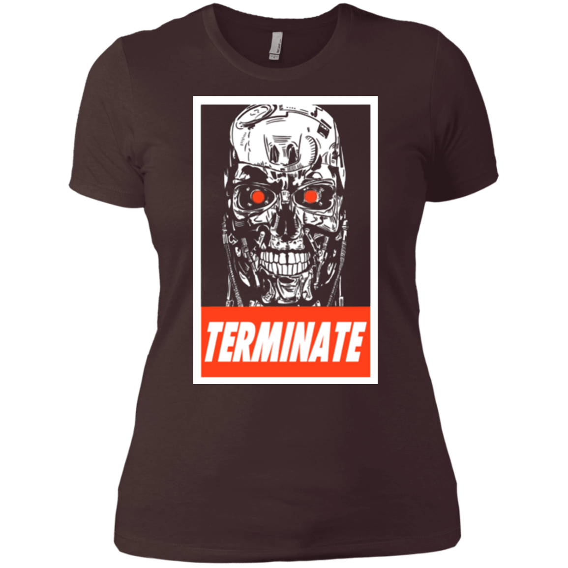 T-Shirts Dark Chocolate / X-Small Terminate Women's Premium T-Shirt