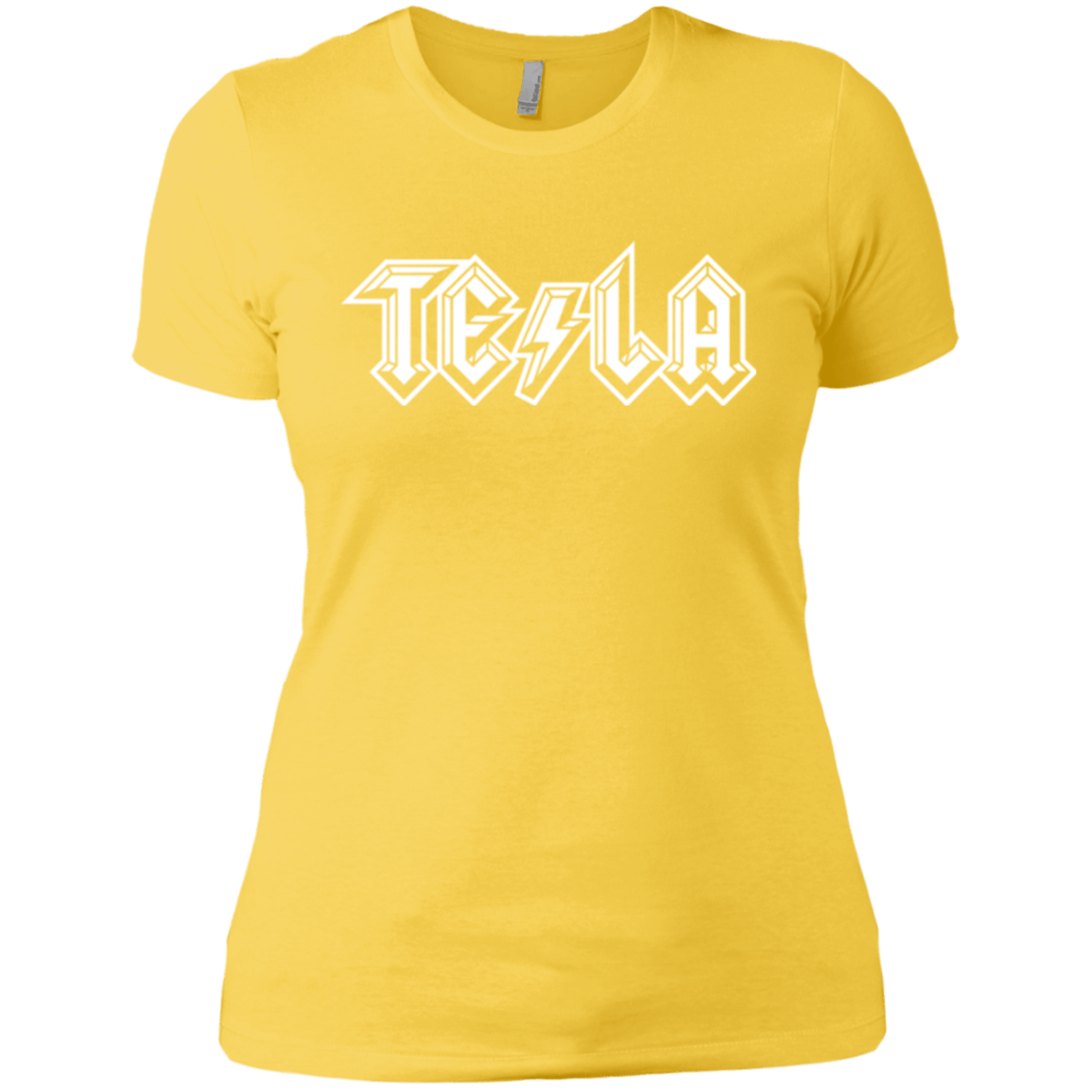 T-Shirts Vibrant Yellow / X-Small TESLA Women's Premium T-Shirt