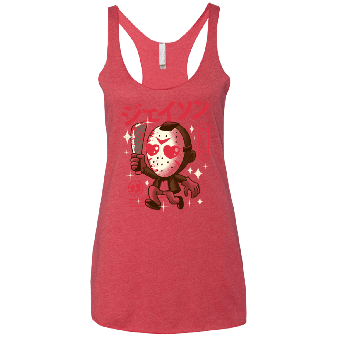 T-Shirts Vintage Red / X-Small TGIF Kawaii Women's Triblend Racerback Tank
