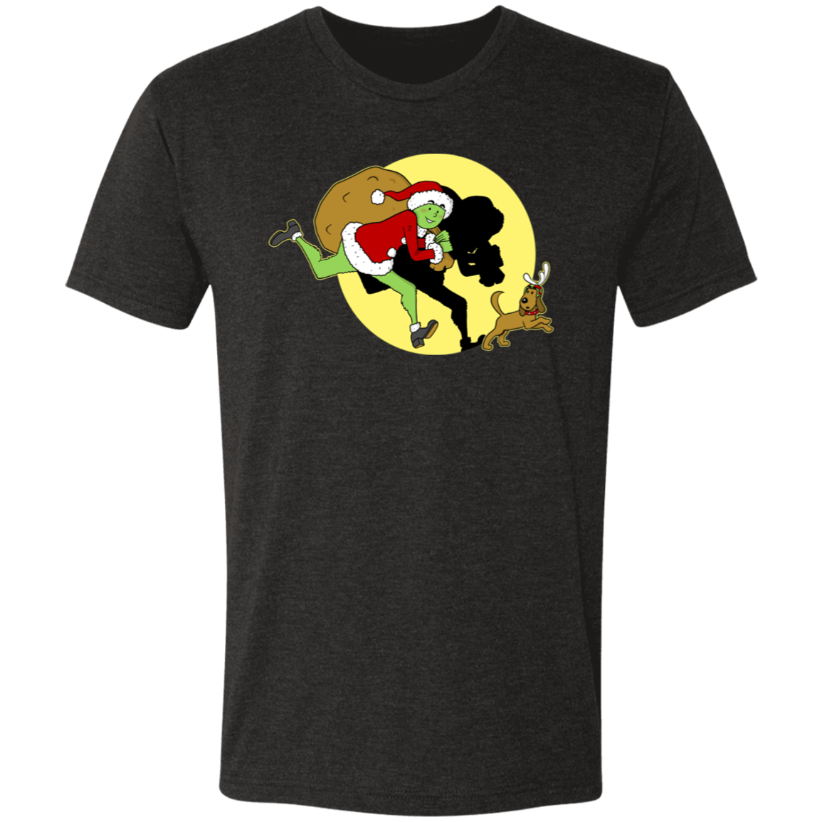 T-Shirts Vintage Black / S The Adventures of the Grinch Men's Triblend T-Shirt