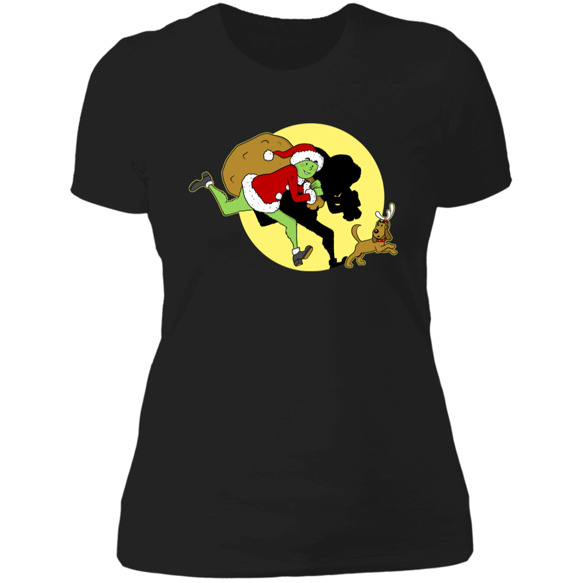 T-Shirts Black / X-Small The Adventures of the Grinch Women's Premium T-Shirt
