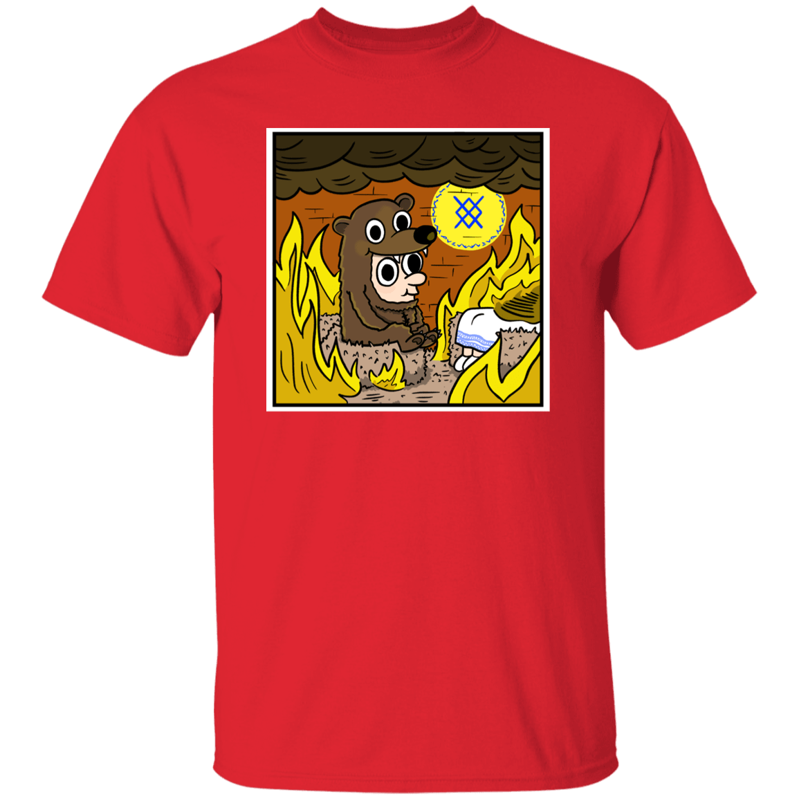 T-Shirts Red / S The Bear is Fine T-Shirt