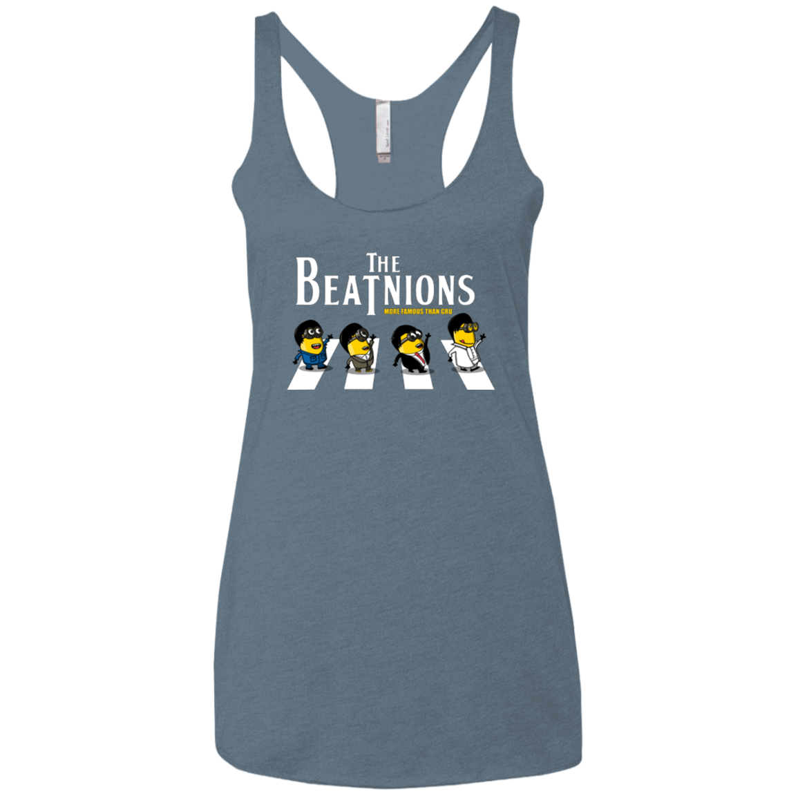 T-Shirts Indigo / X-Small The Beatnions Women's Triblend Racerback Tank