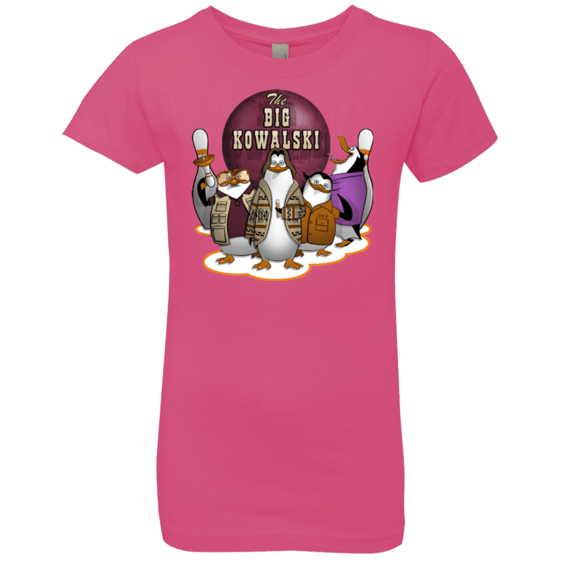 T-Shirts Hot Pink / YXS The Big Kowalski Girls Premium T-Shirt